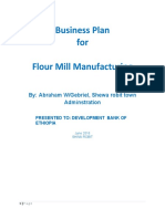 Showarobit Flour Mill Project B Plan