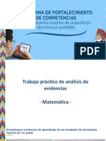 Análisis de Evidencia Secundaria Matemática