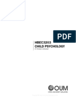 HBEC3203 Child Psychology