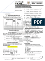 Analisis Dimensional 5to Secundaria