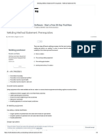 Welding Method Statement Prerequisites - Method Statement HQ