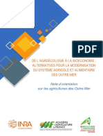 De L'Agroécologie À La Bioéconomie: Alternatives Pour La Modernisation Du Système Agricole Et Alimentaire Des Outre-Mer