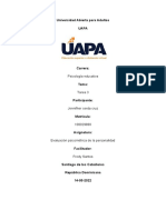 Tarea 4 de Evaluación Psicometrica de La Personalidad