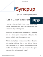 Erlang Let It Crash Under Attack