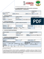 Ficha de Monitoreo Docente Julio 2021