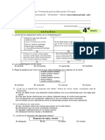 Examen 4to Grado