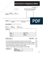 Admission Form