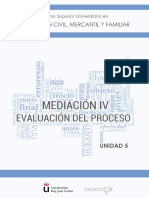 Unidad 5 - La Mediacion Iv - Evaluacion Del Proceso