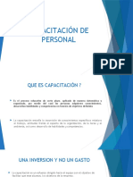 Tema 9 Capacitación de Personal