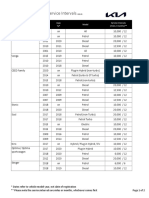 Kia UK Service Intervals