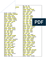 Irregular Verbs