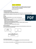 Teoria Neoclassica L'impresa