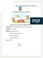 Informe Educación Ambiental