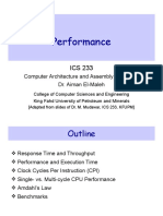 Performance: Computer Architecture and Assembly Language Dr. Aiman El-Maleh