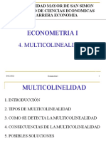 6 Multicolinealidad