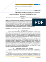 Individualisation of Punishment: Challenging The Deterrence and Just Deserts Penal Theories in Handling Terrorists