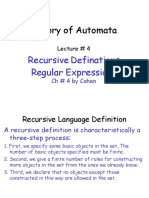 TOA - Lec4 Regular Expressions