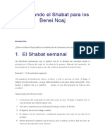 06 Santificando El Shabat para Los Benei Noaj