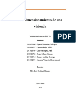 Modelacion Estructural Iii - Predimensionamiento