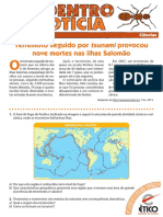 Terremoto Seguido Por Tsunami Provocou Nove Mortes Nas Ilhas Salomao Professor.