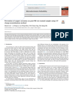 Prevention of Copper Corrosion On post-FIB Wet Stained Sample Using UV