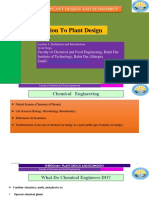 Plant Design and Economics Lect 1