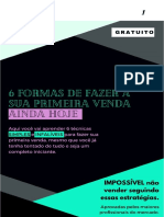 6 Formas de Fazer A Sua Primeira Venda Ainda Hoje Ebook