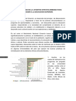 Oportunidades de La Juventud Afrocolombiana para Acceder A La Educacion Superior