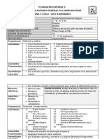 Español 3 Bloque 1 El Ensayo 12 - 23 Septiembre