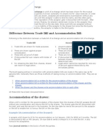 Accommodation Bills of Exchange