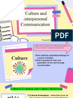 Chapter 2 - Culture and Interpersonal Communication