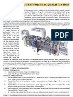 Hvac System & Test For Hvac Qualification