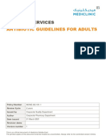 Antibiotic Guidelines For Adults