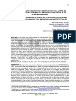 A Representação Discursiva Do Complexo de Vira-Latas, de Nelson Rodrigues, Por Meio Da Metáfora Conceptual e Da Intertextualidade