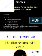 Lesson 3 2 (Circumferemnce Area Sector Segment)