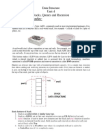 Stack, Queue and Recursion in Data Structure