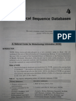 Biological Sequence Databases: A. National Center For Biotechnology Information (NCBI)