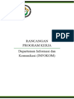 Rancangan Proker (Departemen INFOKOM)