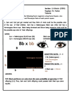 Malingin - Exercise #1 - Punnett Square