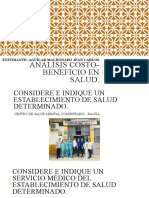 Tarea N3. Análisis Costo-Beneficio en Salud. Aguilar Maldonado Jean Carlos