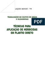 CartilhaTecnica: TÉCNICAS PARA APLICAÇÃO DE HERBICIDAS EM PLANTIO DIRETO