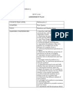 Assessment Plan