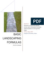 Basic Landscaping Formulas