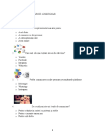 Fii Inteligent Pe Internet - Chestionar