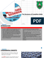 03-MS-ME - The Structure of Crystalline Solids