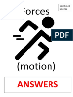 Forces Motion Answers