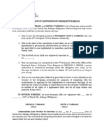 Affidavit of Legitimation Tabbang