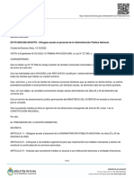 Asueto El 23 y 30 de Diciembre para La Administración Pública Nacional