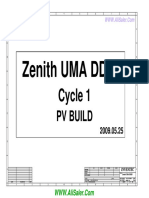 HP ProBook 4510s Inventec 6050A2297401 Zenith UMA DDR3 Schematics