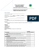 Urinalysis Acetic Acid Benedicts Solution